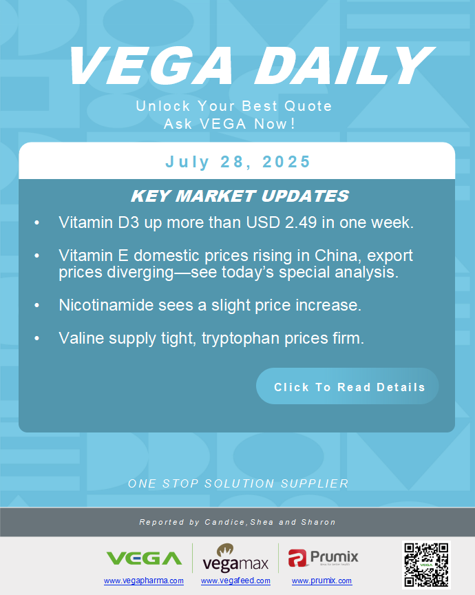 Vega Daily Dated on July 28th 2025 Vitamin Amino Acid APl Food Additives.png
